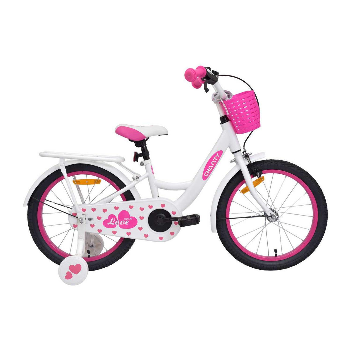 fahrrad pink kaufen CHANTY Love 18" Rosa Kinderfahrrad