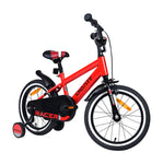 CHANTY Racer 16 Zoll Jungenfahrrad – Rot/Schwarz | 4–6 Jahre
