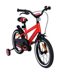 CHANTY Racer 16 Zoll Jungenfahrrad – Rot/Schwarz | 4–6 Jahre