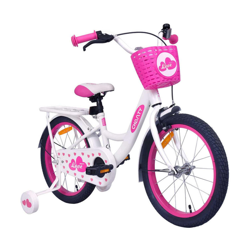 CHANTY Love 18" Pinkes Kinderfahrrad | Mädchen |