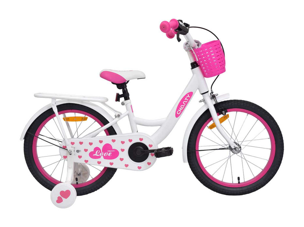 CHANTY Love 18" Pink Børnecykel | Piger | - BørnecyklerneChantyBørnecyklerne18 - 016CHANTY Love 18" Pink Børnecykel | Piger |