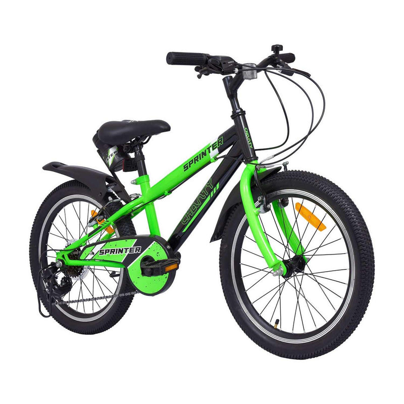 CHANTY Sprinter 20" Grünes Jungenfahrrad | 7 Gänge |